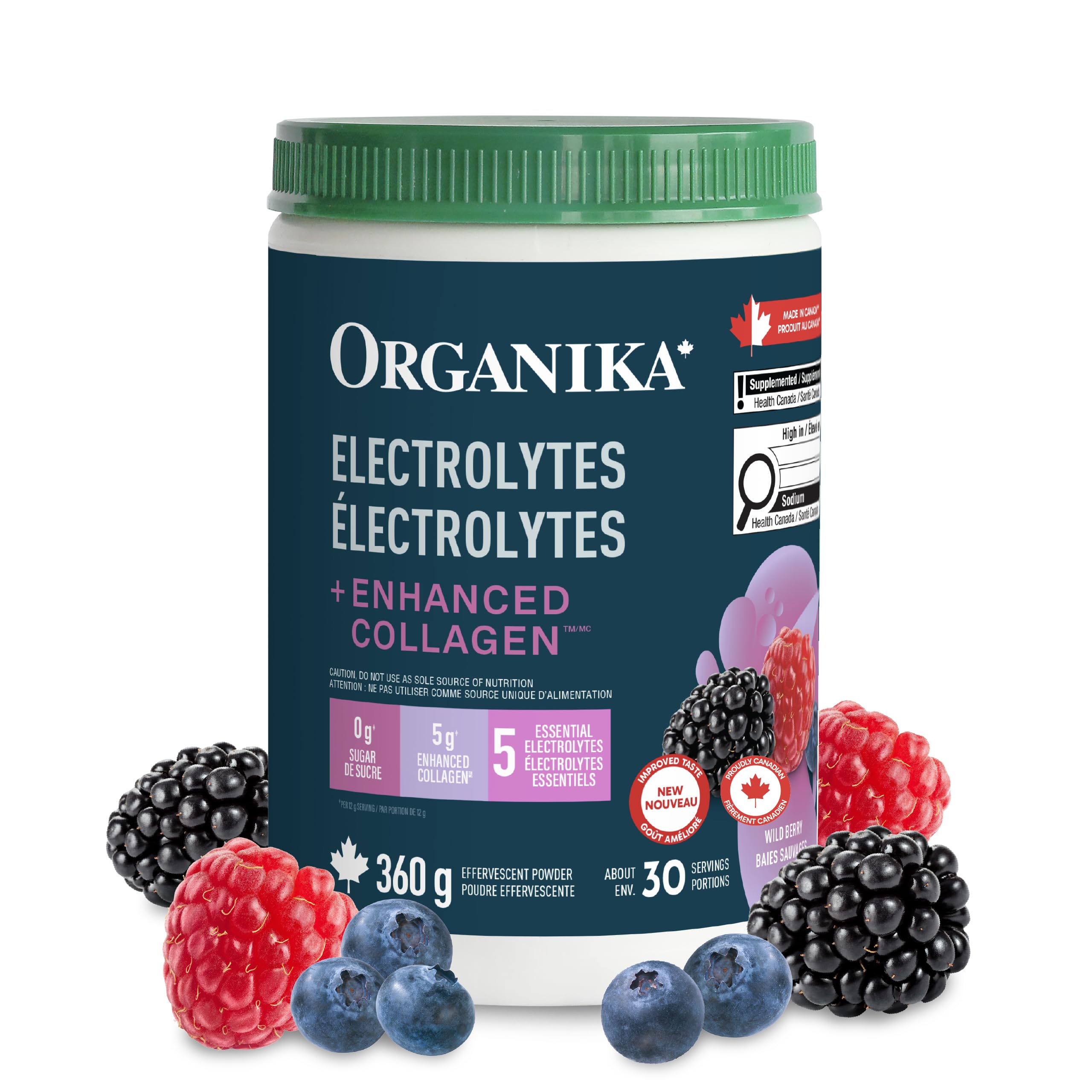 Organika Canadian-Made Electrolytes + Enhanced Collagen